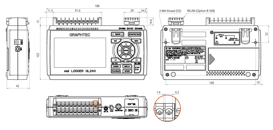 DATA LOGGER GL240 TEST EQUIPMENT FEATURES | Graphtec America DATA LOGGER GL240 TEST EQUIPMENT FEATURES | Graphtec America